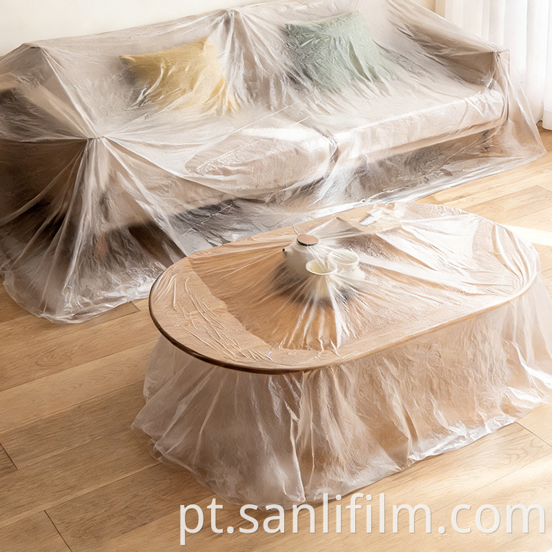Temporary Shelter for Furniture Protective Film